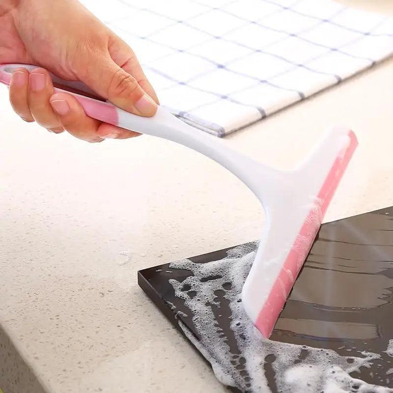 Étonnant Nettoyant Lave-Vitre Brosse Raclette Lave-Glace pour Maison Salle de Bain Voiture Outil de Nettoyage de Vitre Accessoires de Cuisine