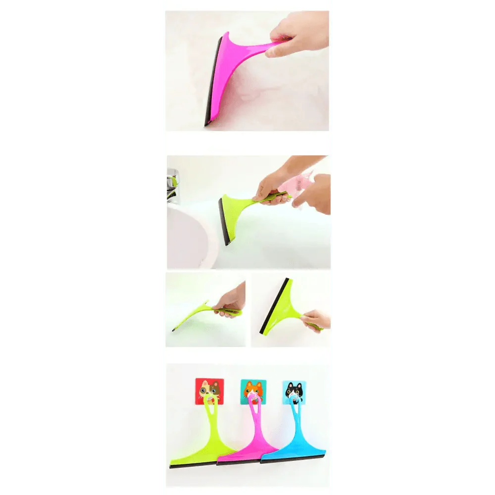Étonnant Nettoyant Lave-Vitre Brosse Raclette Lave-Glace pour Maison Salle de Bain Voiture Outil de Nettoyage de Vitre Accessoires de Cuisine