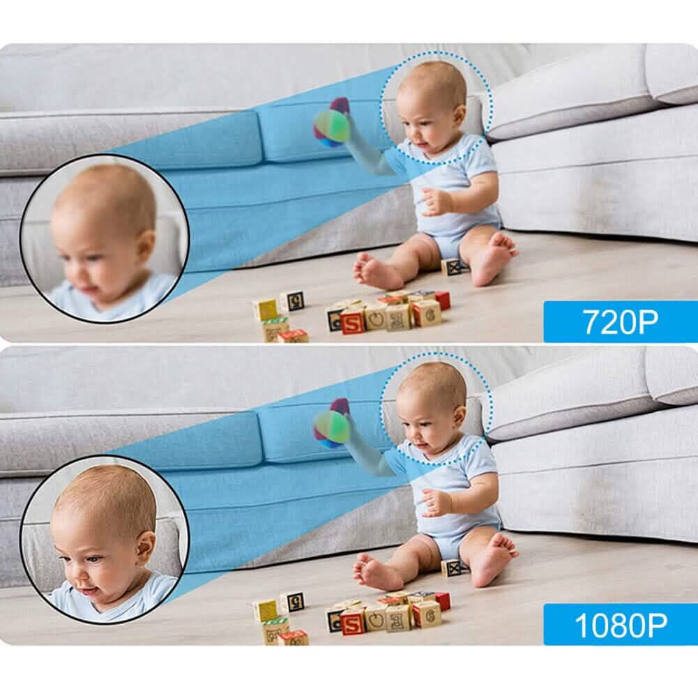 Caméra de surveillance intérieure 1080p sans fil