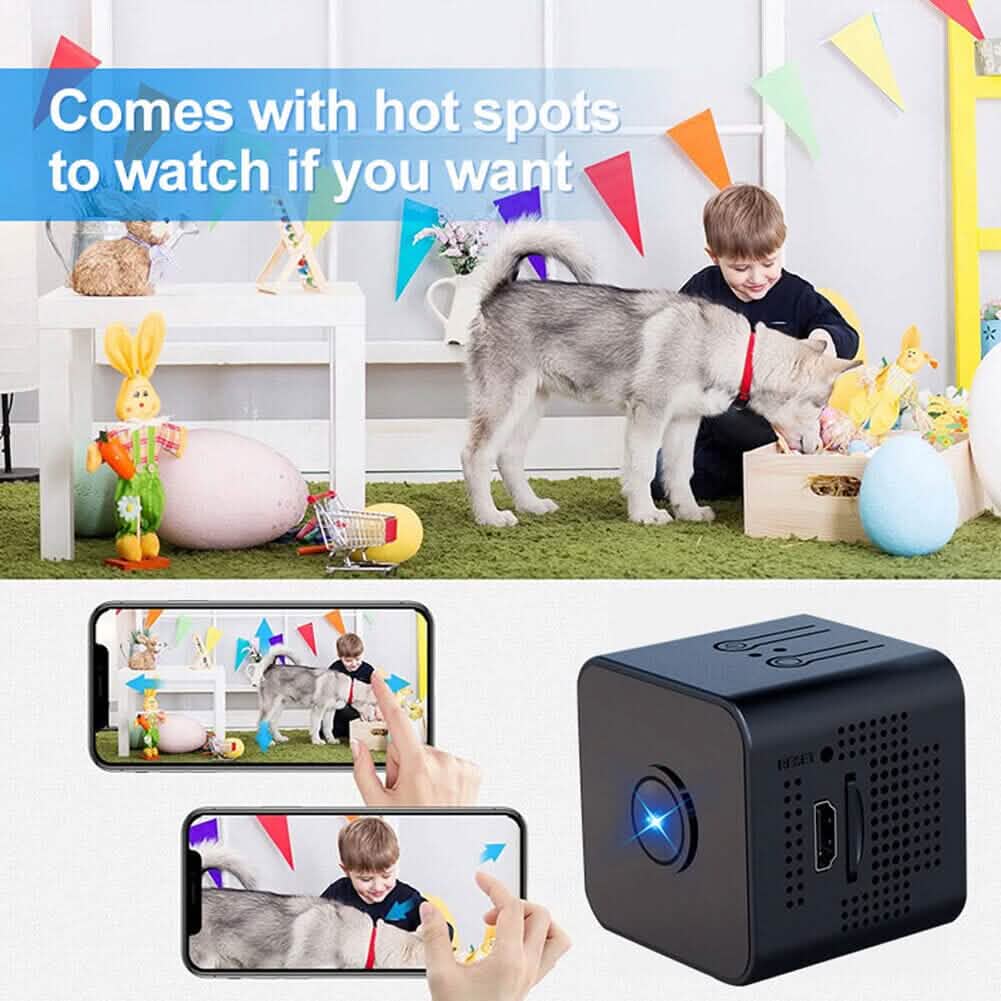 Caméra de surveillance intérieure 1080p sans fil