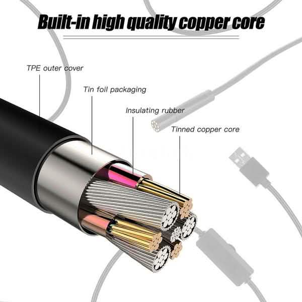 Endoscope industriel Caméra d'inspection borescope intégrée
