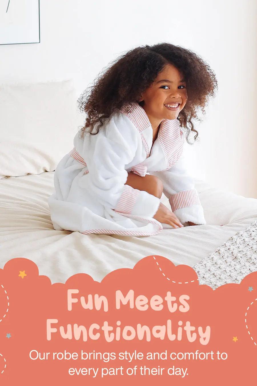 Peignoir en peluche pour enfants – Ultra doux, sûr et confortable pour les tout-petits et les enfants