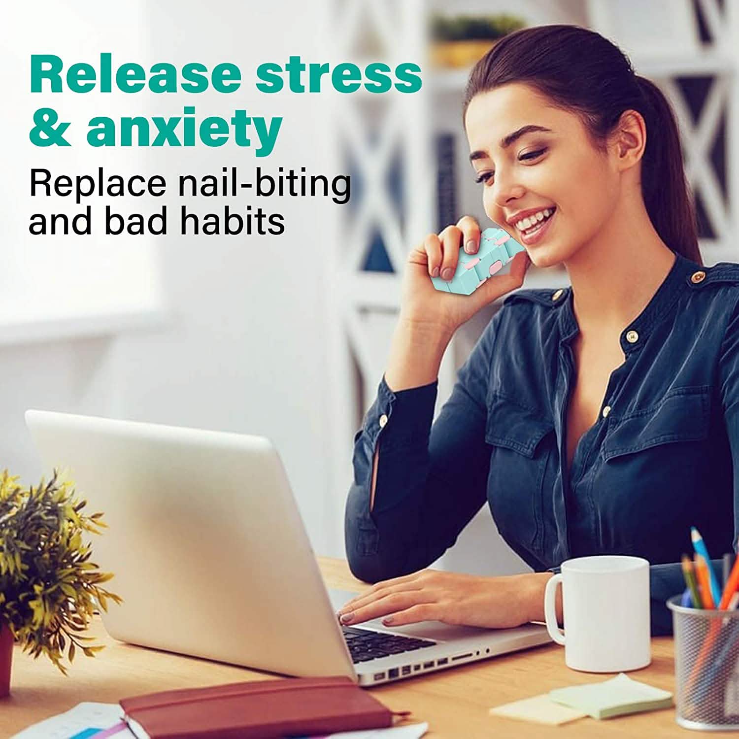 Cube infini, jouet anti-stress, jeu de manipulation relaxant