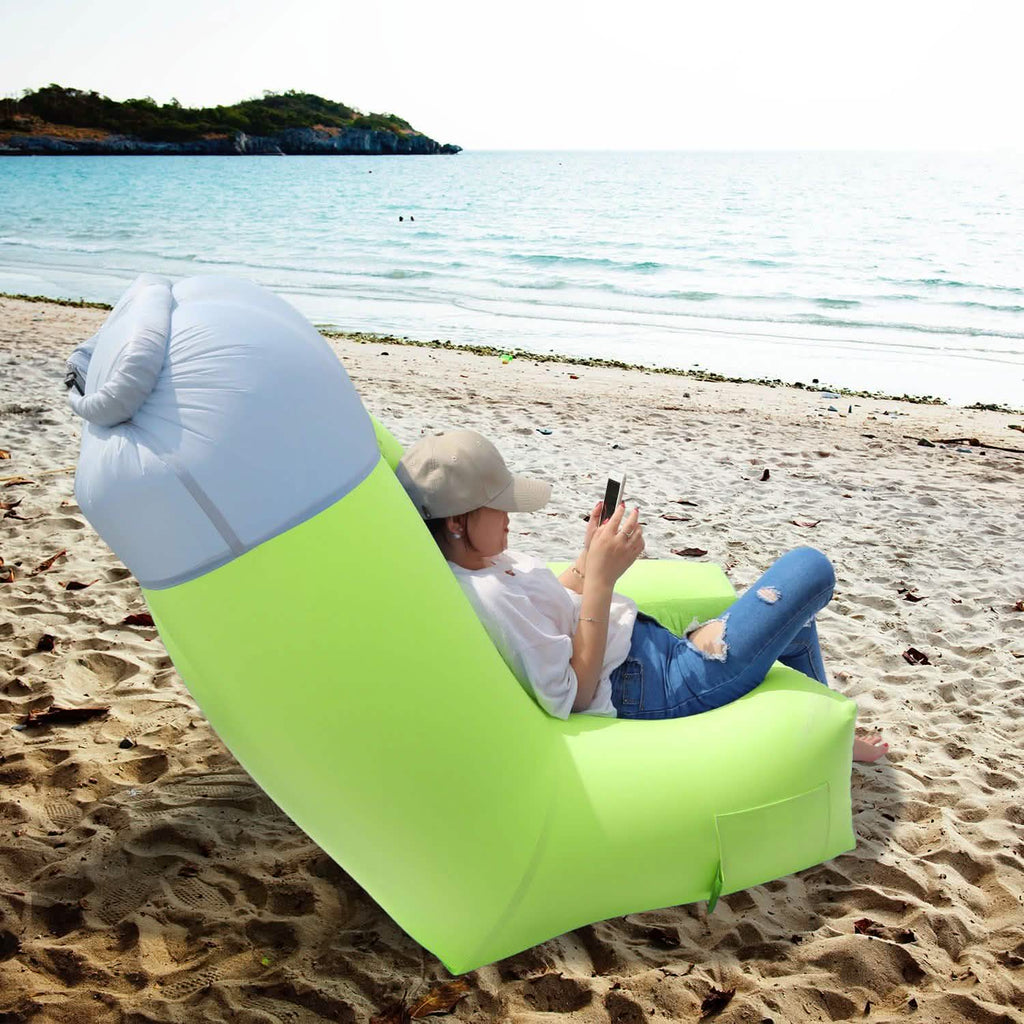 Canapé gonflable avec sac de rangement portable