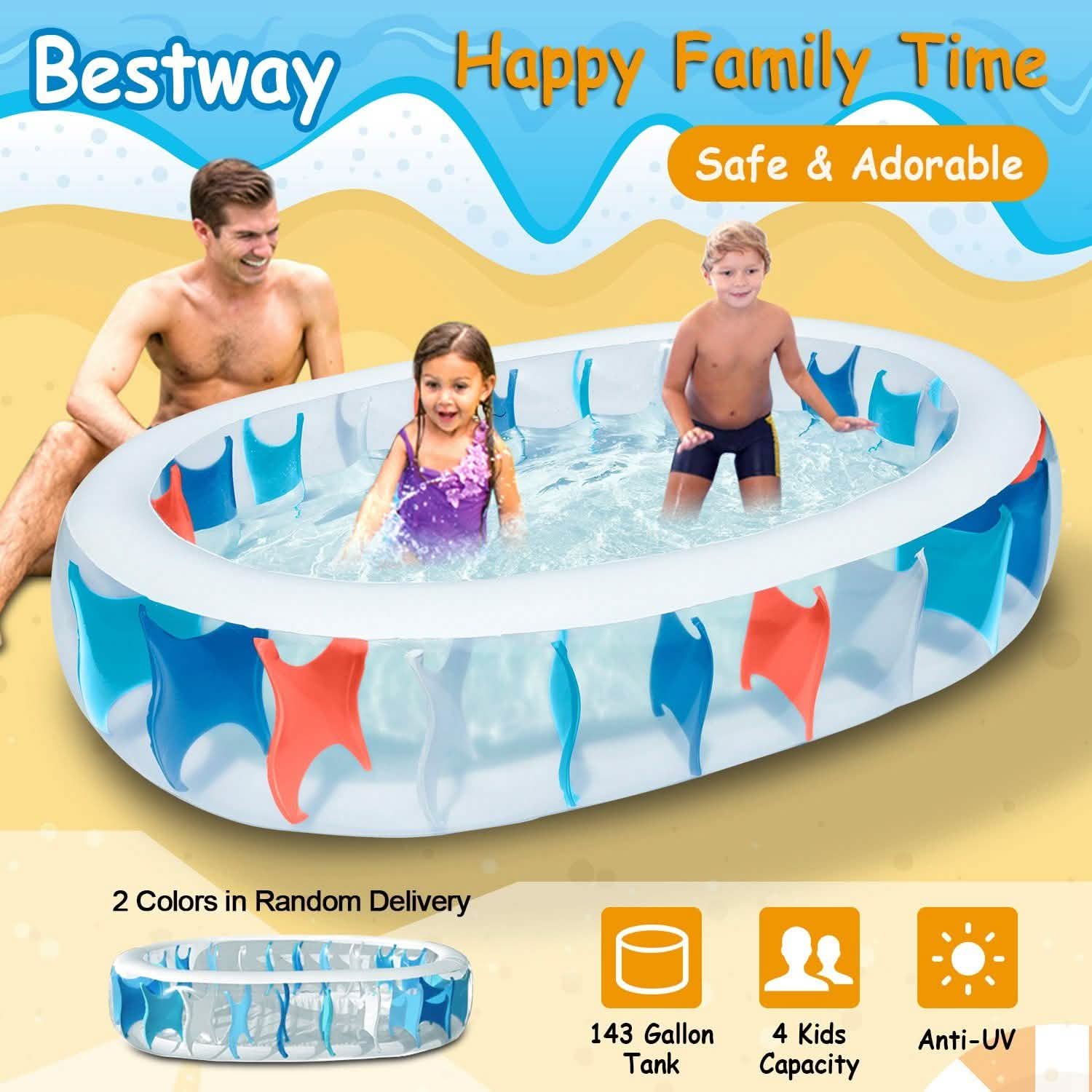 Piscine gonflable - 90x60x20"