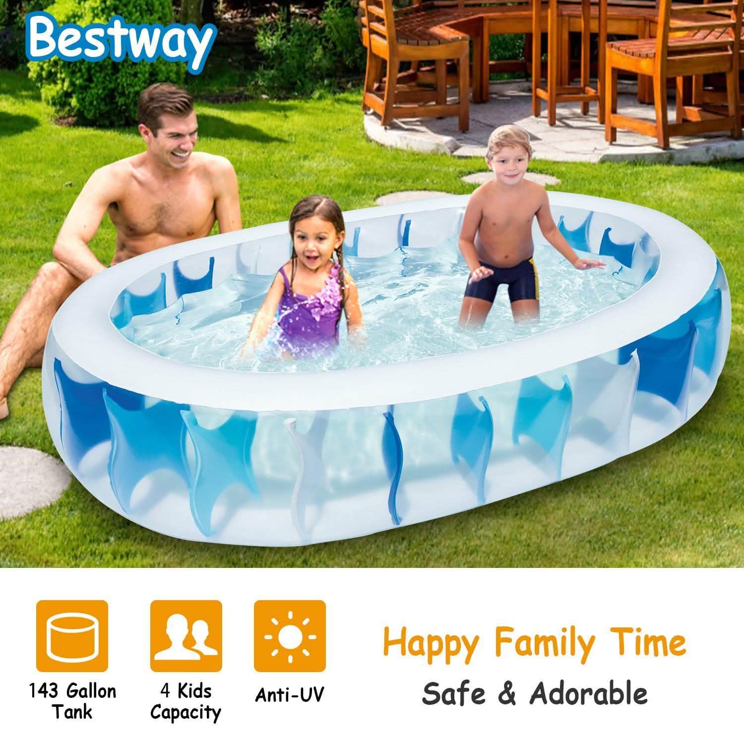 Piscine gonflable - 90x60x20"