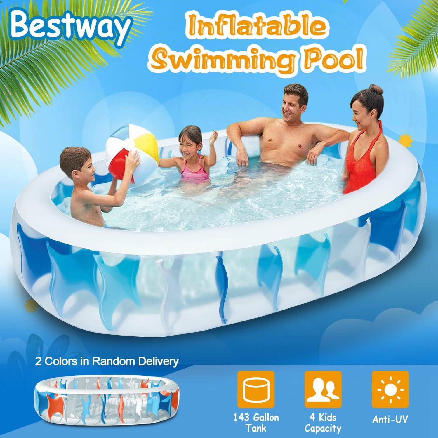 Piscine gonflable - 90x60x20"
