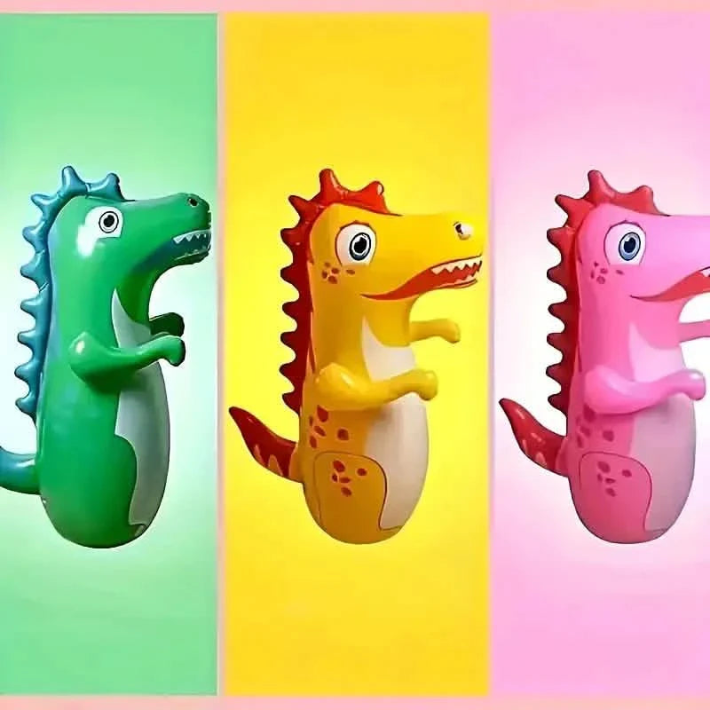 Sac de frappe gonflable T-Rex avec action de rebond