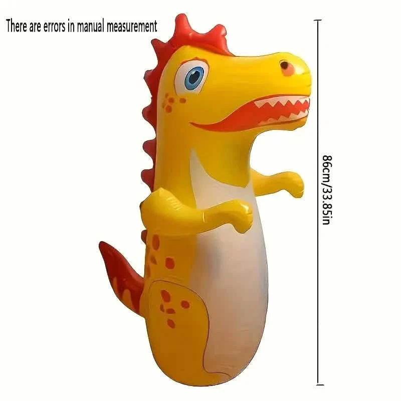 Sac de frappe gonflable T-Rex avec action de rebond