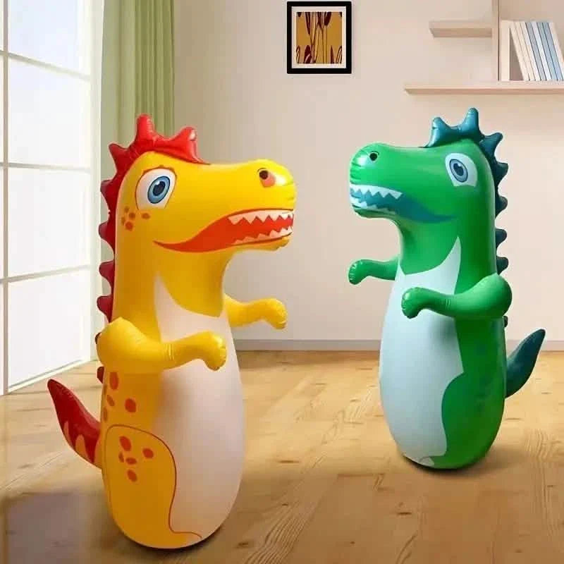 Sac de frappe gonflable T-Rex avec action de rebond