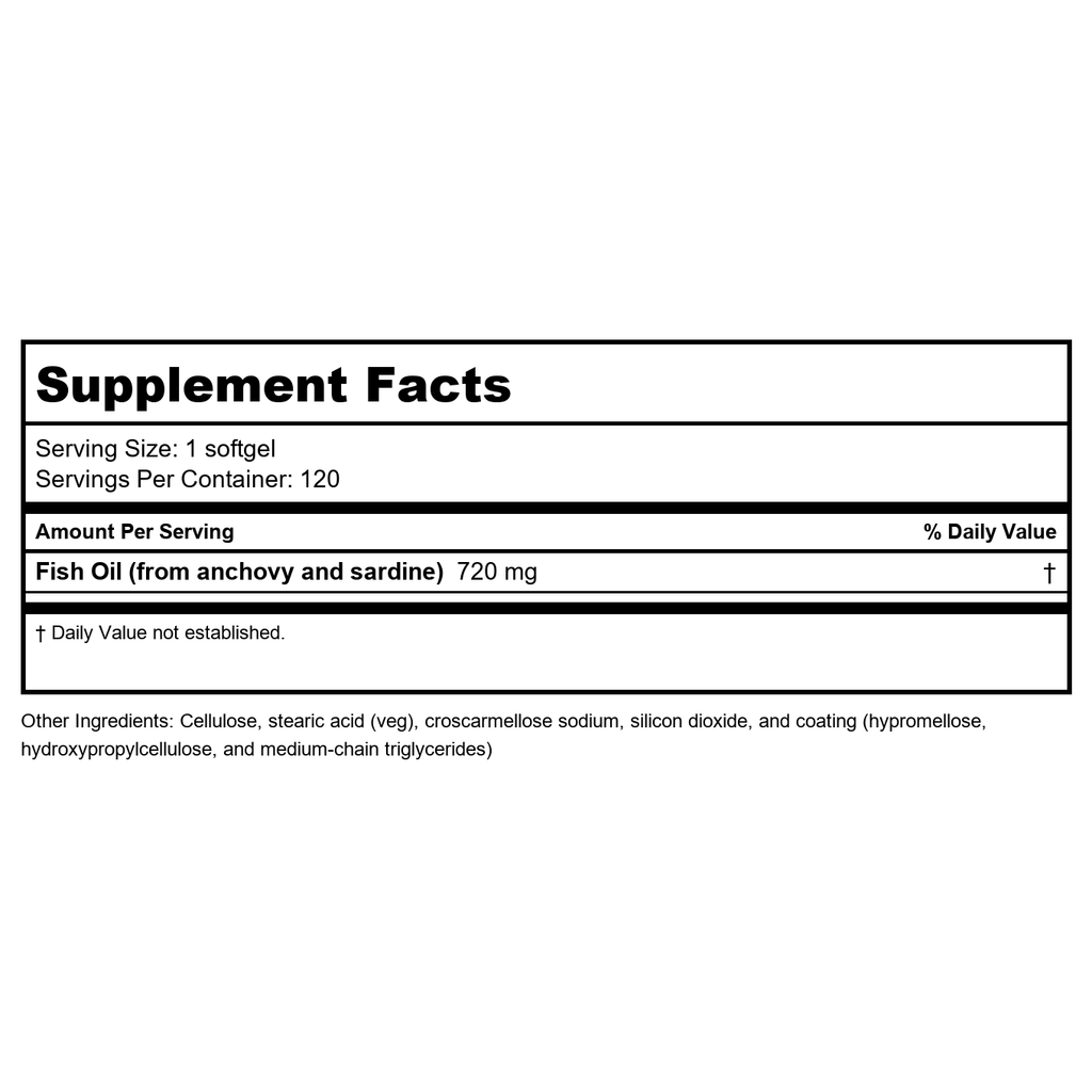 Metagenics OmegaGenics EPA-DHA 720 mg - 120 capsules