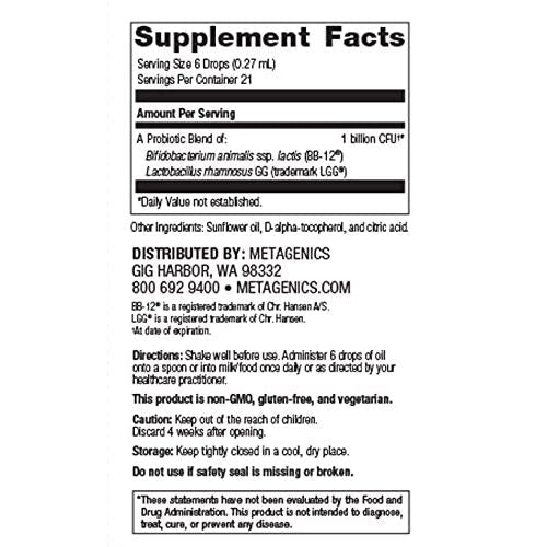 Metagenics MetaKids Baby Probiotic 21 Servings