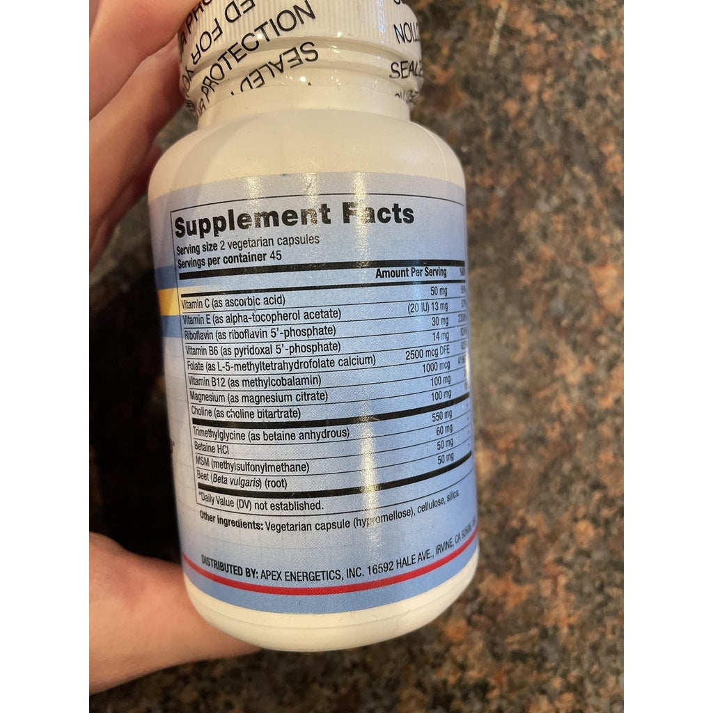 Super Méthyl-SP (K-112), Apex Energetics, 90 Gélules