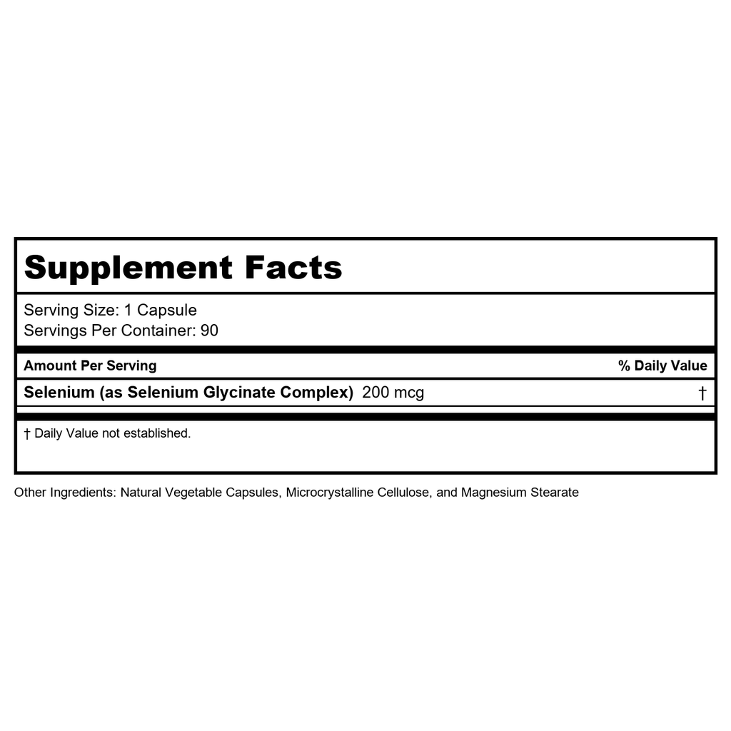 Ortho Molecular Products - Sélénium Réactif - 90 Gélules