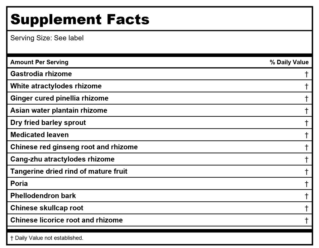 Kan Herb Essentials Subdue Internal Wind 120 Tablets
