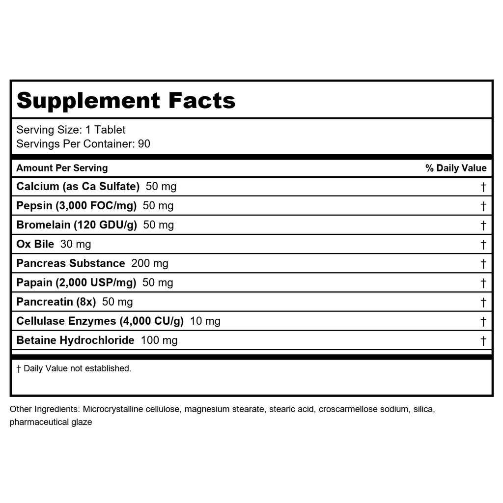 DaVinci Laboratories All-Zyme – 90 comprimés (quantité de 2)