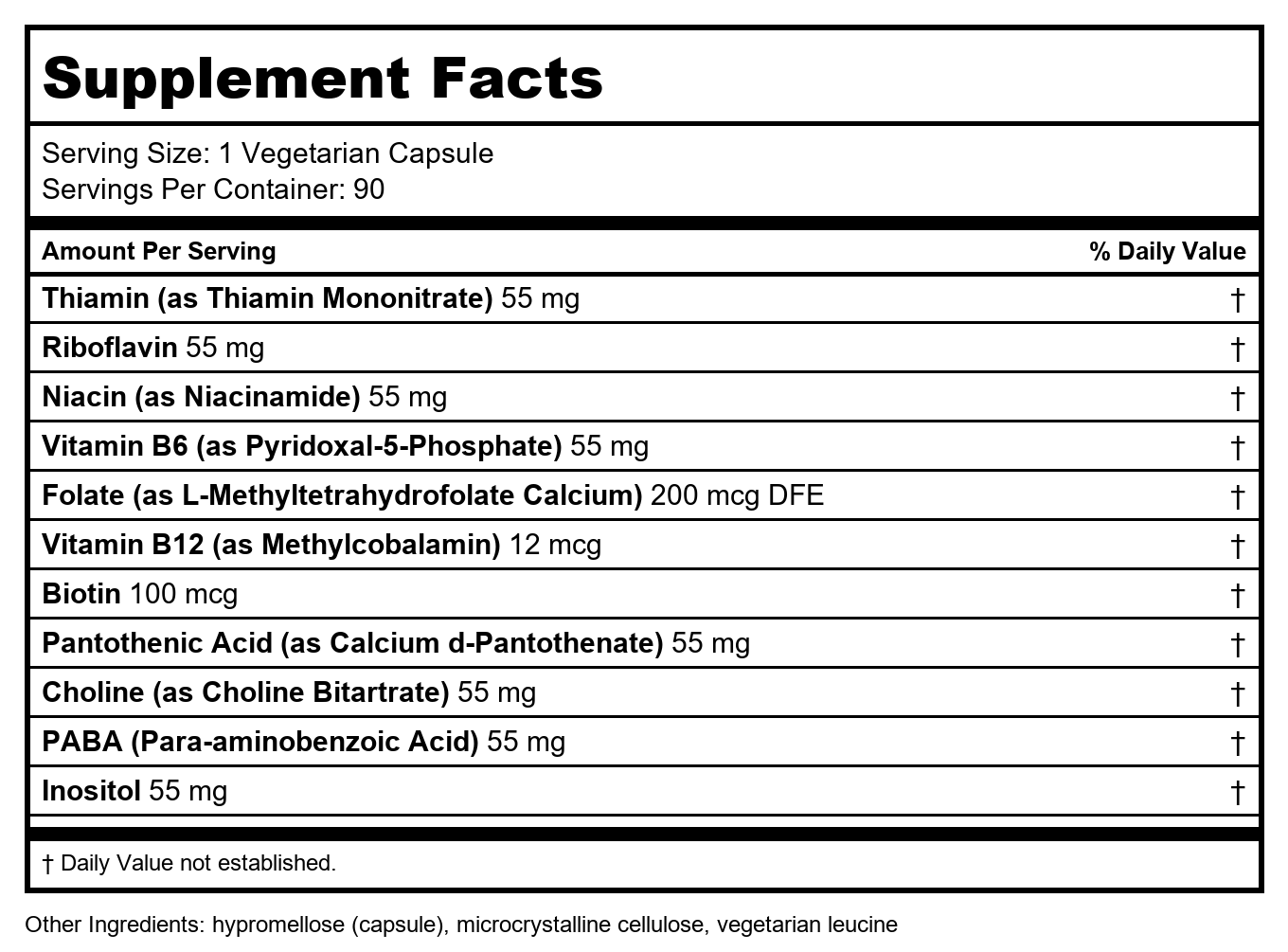 Davinci Labs - Stress B - 90 Tablets