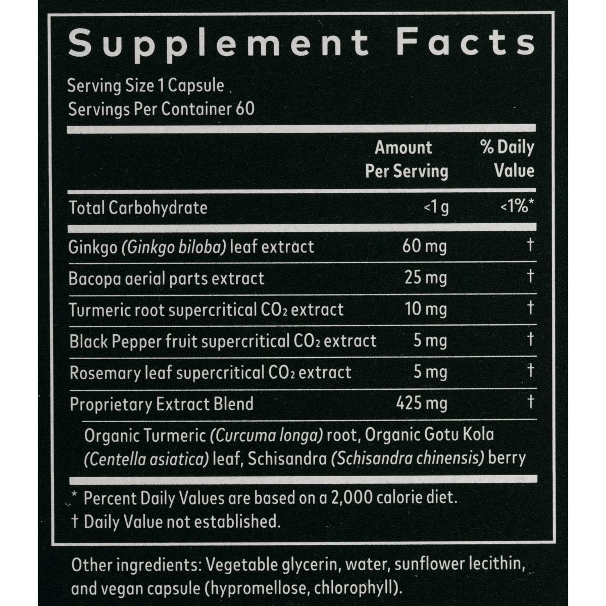 Gaia Herbs Agile Mind - Compléments Alimentaires à base de Plantes pour le Cerveau et le Soutien Cognitif - 60 Phyto-Capsules Liquides Véganes (approvisionnement de 30 jours)