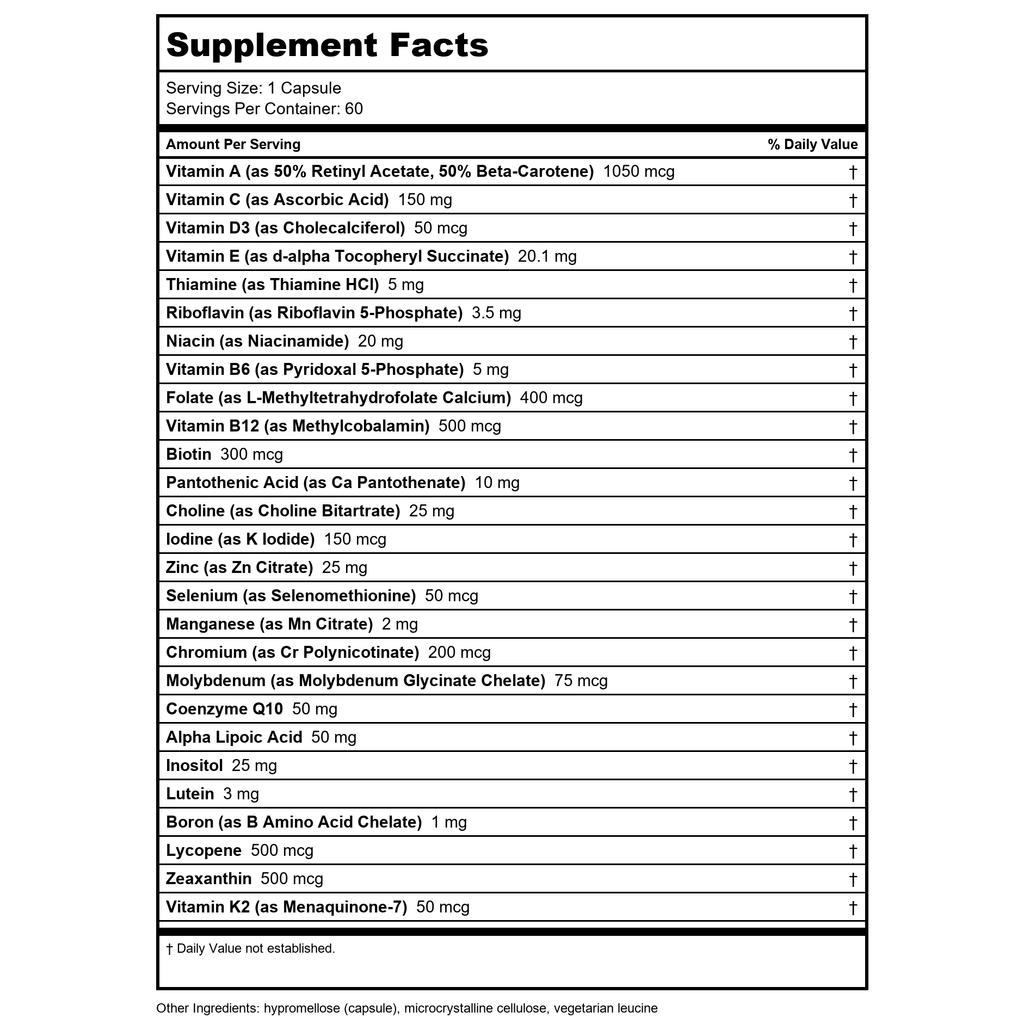 Davinci Labs 5-MTHF 1 MG 60 Capsules