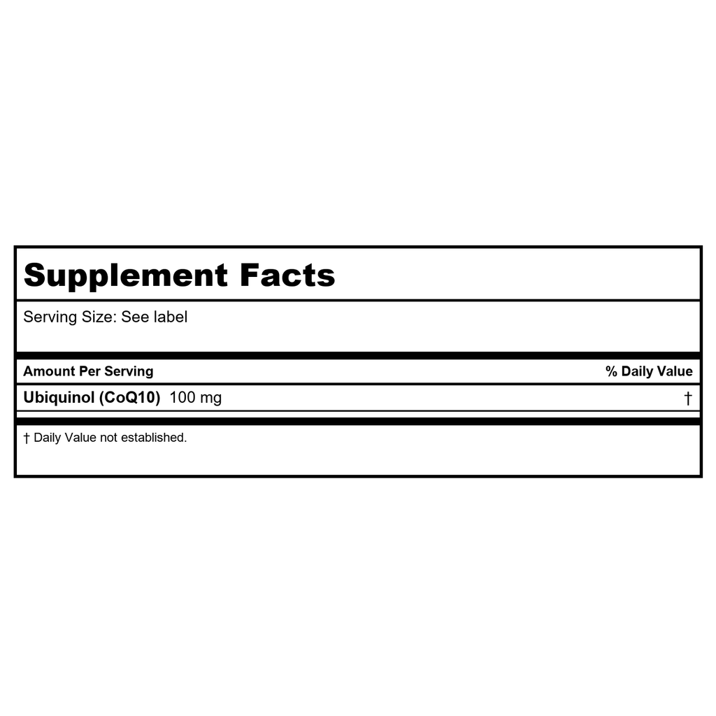 DaVinci Ubiquinol 100mg - CoQ10 avancé pour le soutien de l'énergie cellulaire - 30 gélules