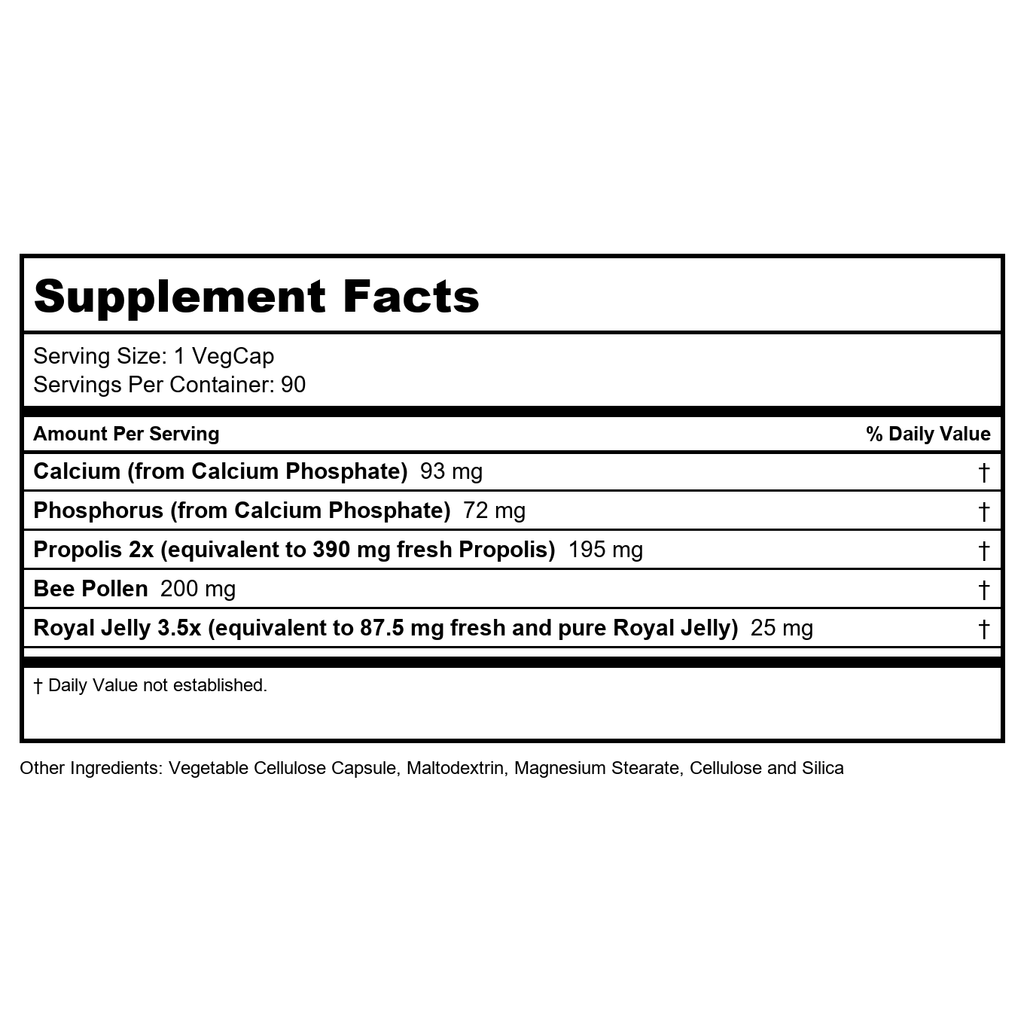 SOLARAY Propolis Plus 90 VegCaps