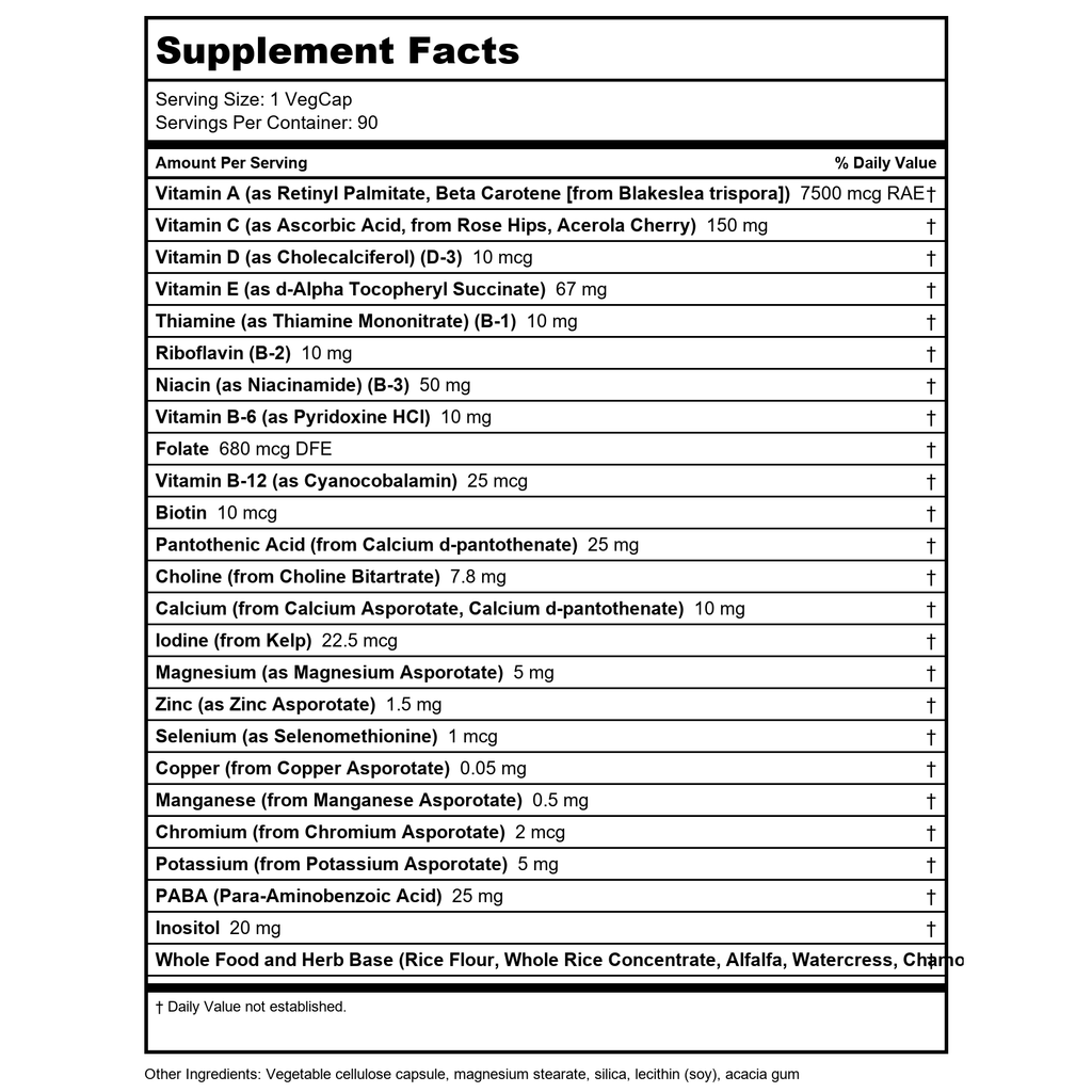 SOLARAY Once Daily High Energy Multivitamin 90 VegCaps