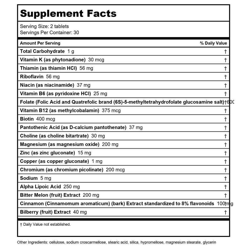 Nature's Way Blood Sugar Manager, formule de soutien du glucose, 60 capsules