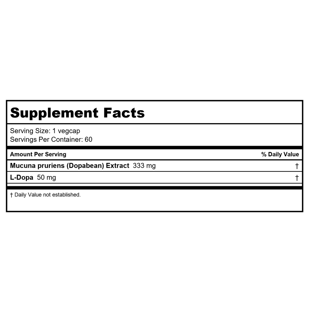 SOLARAY Dopabean, 333 mg 60 gélules