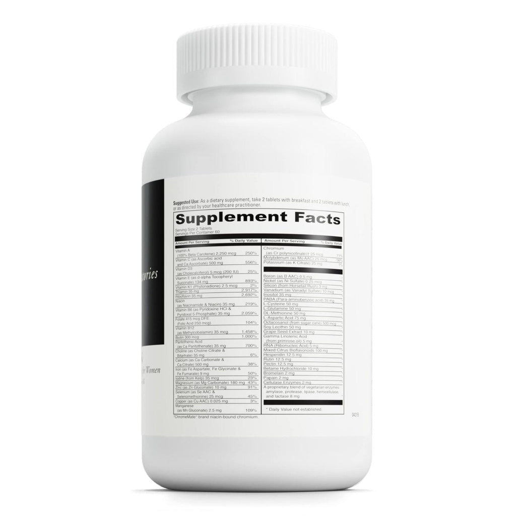 DaVinci Laboratories - Spectra Femme, Multivitamine pour femmes avec fer et enzymes digestives, 120 gélules