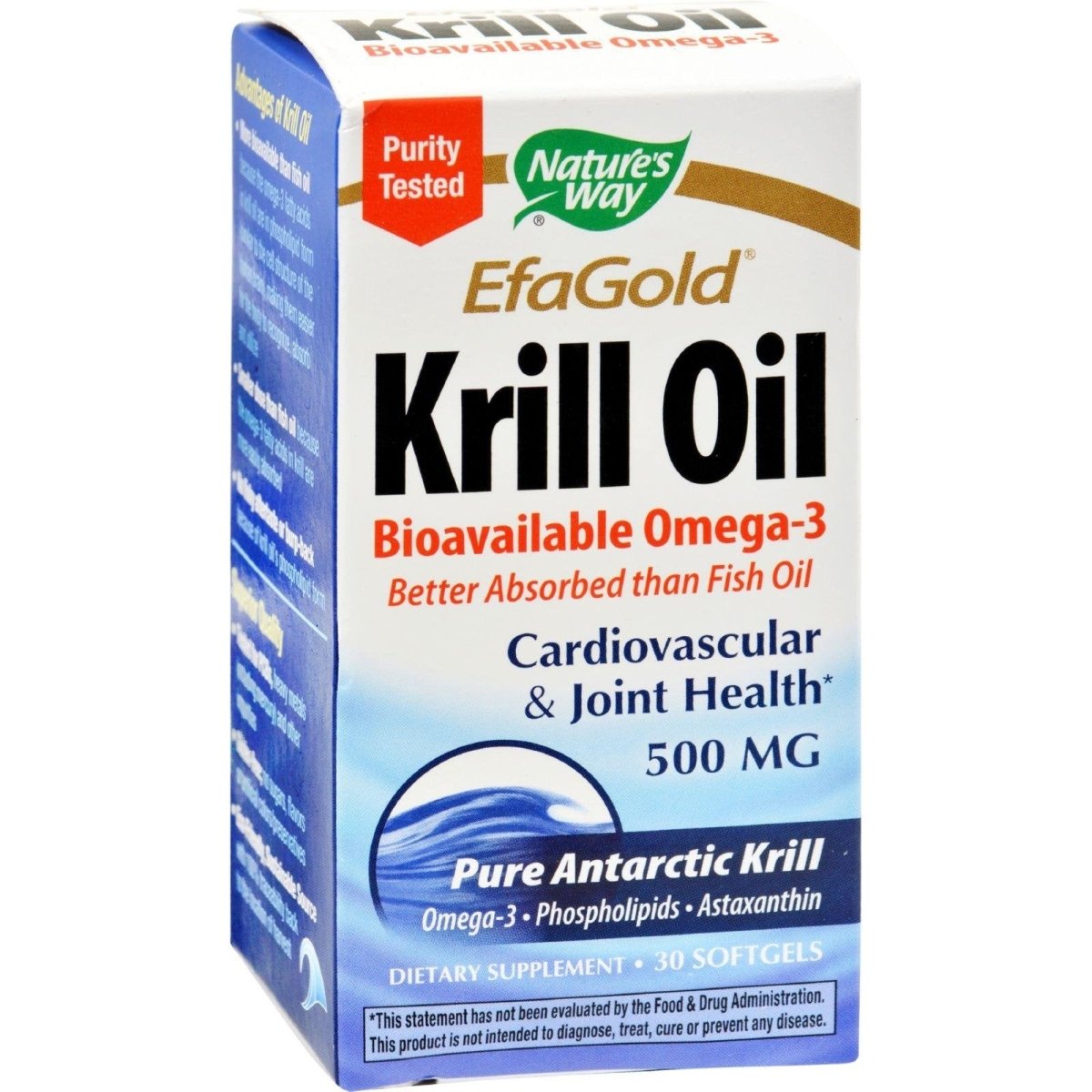 Nature'S Way Huile de Krill 500 Mg 30 Gélules