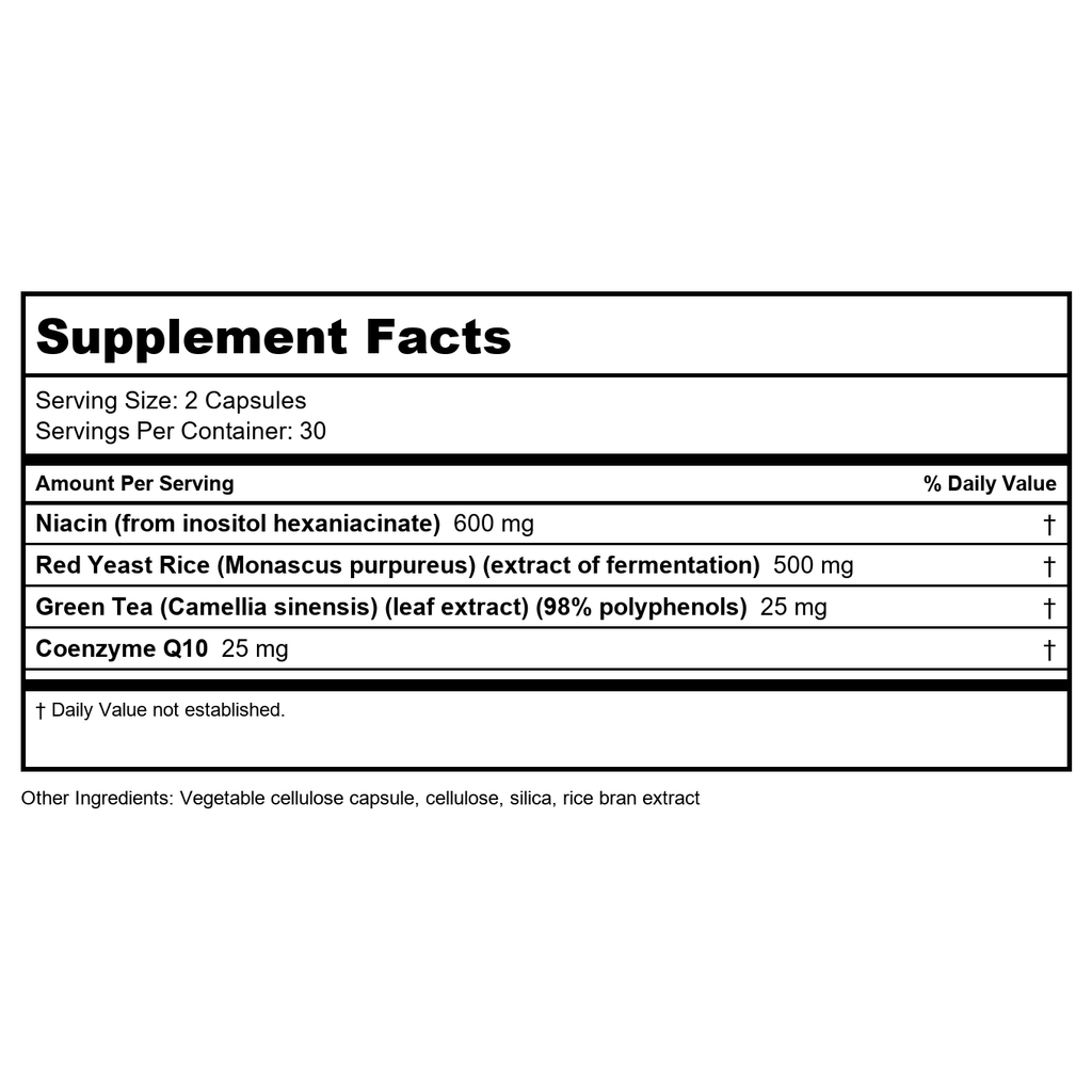 Nutra BioGenesis BioLipotrol - Soutien Cardiaque et Contrôle du Cholestérol - 60 Gélules