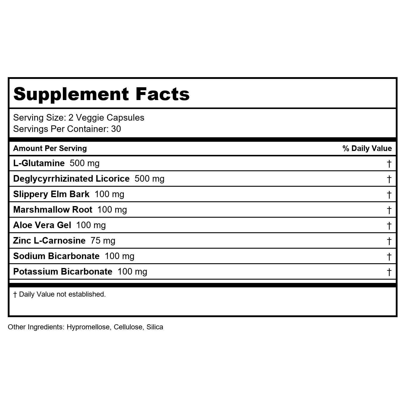 BioGenesis Nutraceuticals Complexe Réparateur Gastrique 60 gélules