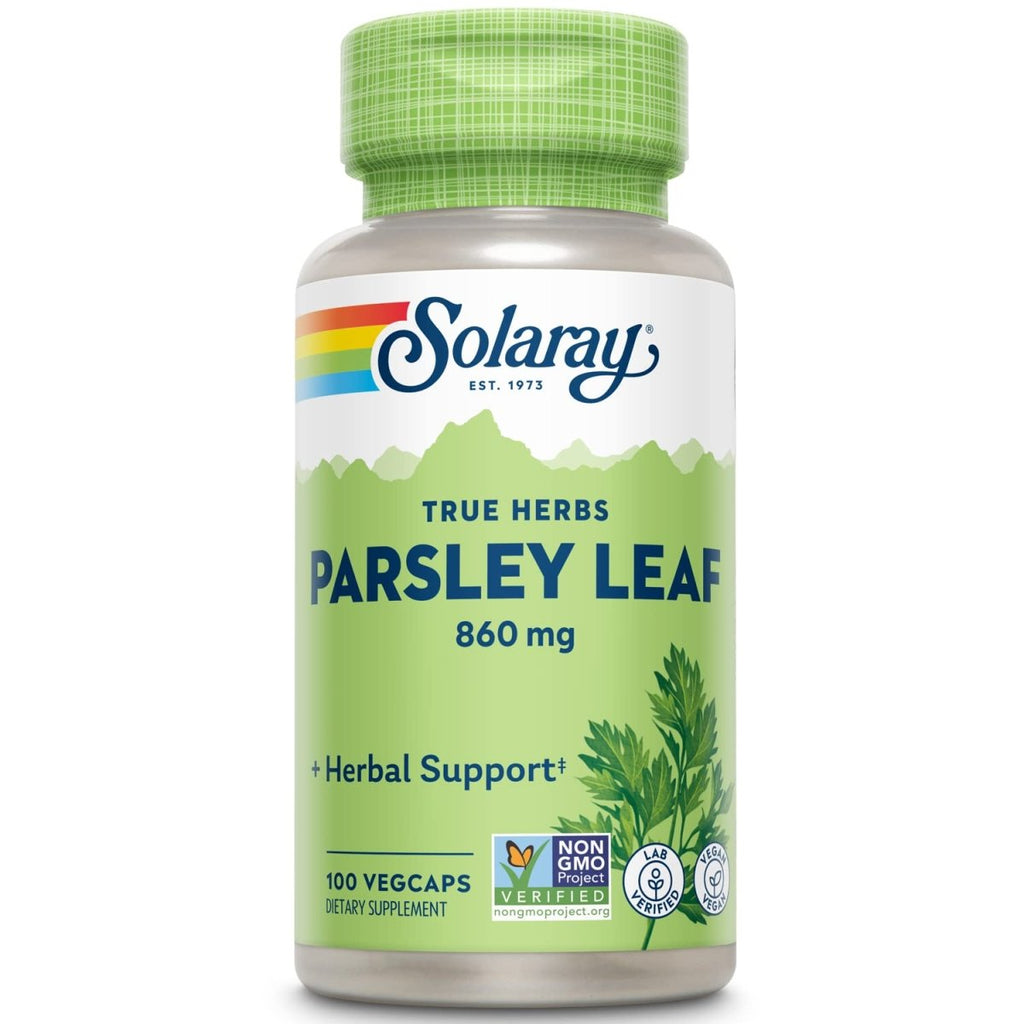 Solaray Parsley Capsules, 860 mg 100 Count