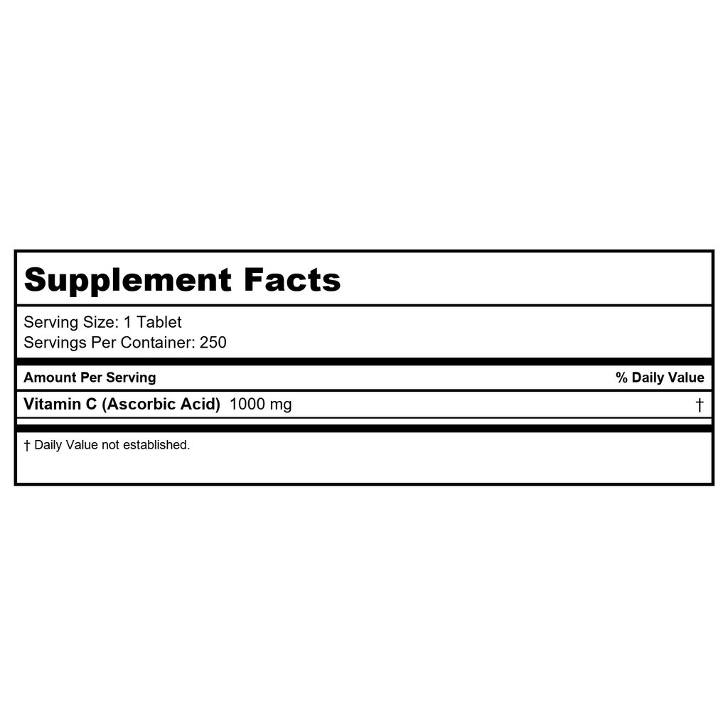 Solaray - C 1000 W/Rh& Ace, 1000 mg, 250 tablets