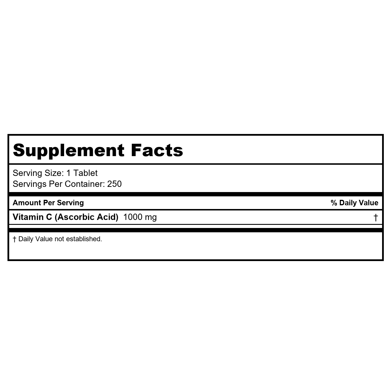 Solaray - C 1000 W/Rh& Ace, 1000 mg, 250 tablets