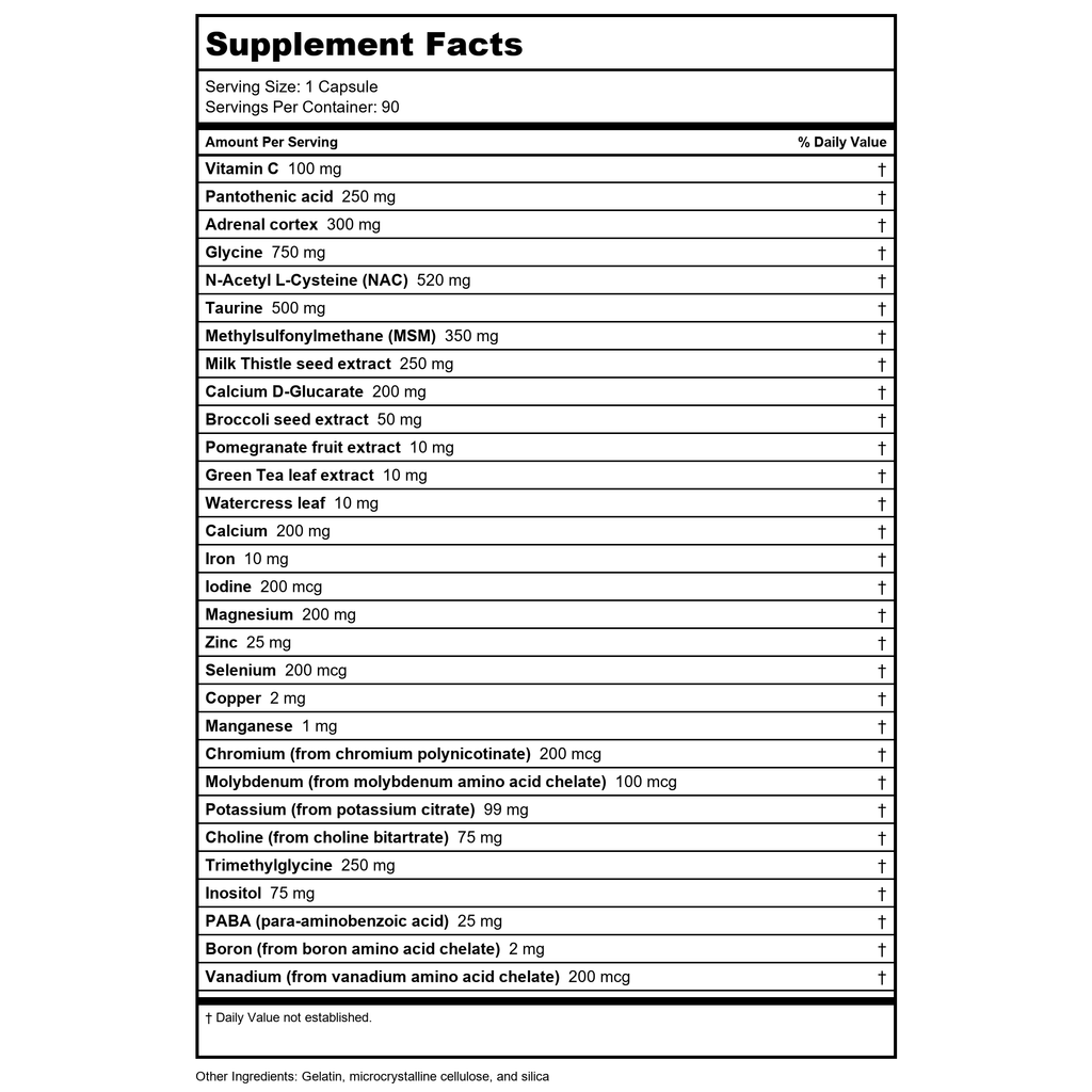 Nutra Biogenesis Bioadreno, 90 Capsules