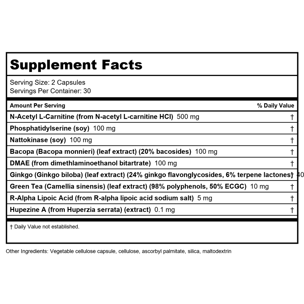 BioGenesis Nutraceuticals CogniFactors - 60 Veg Capsules