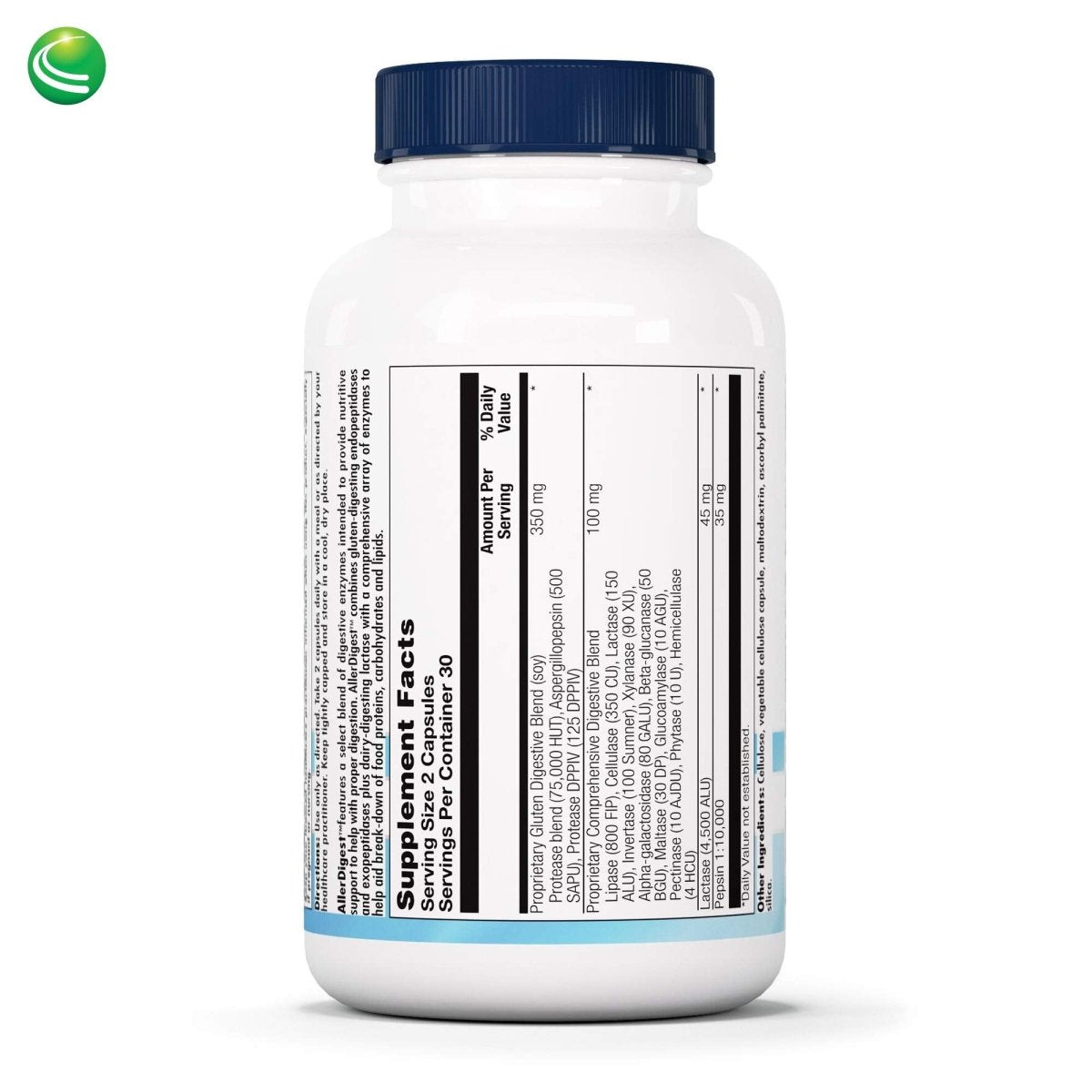 Nutra BioGenesis - AllerDigest - Gluten Free - 60 Capsules