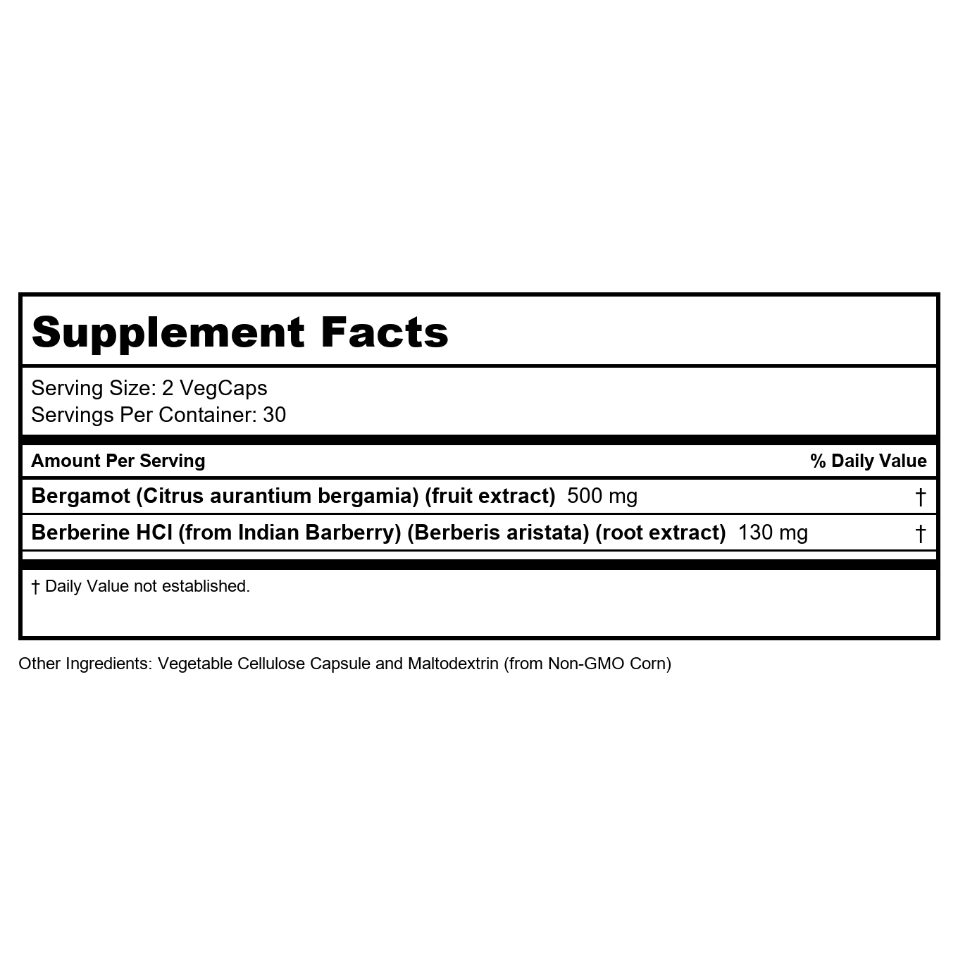 Solaray Bergamot Advanced Formula - Extrait de Fruit pour le Soutien Cardiovasculaire - 60 Gélules Végétales
