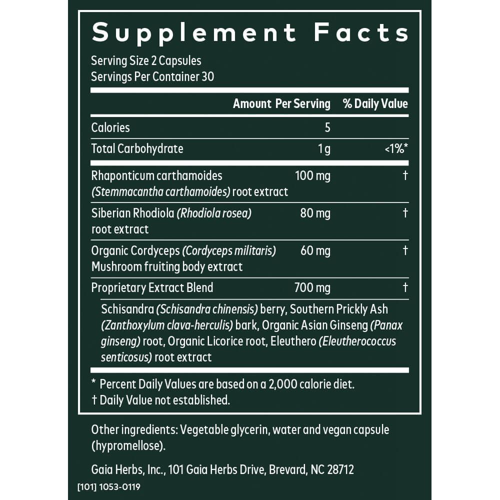 Gaia Herbs Jump Revive Start - 60 Phyto-Capsules Liquides Véganes (Approvisionnement de 30 Jours)