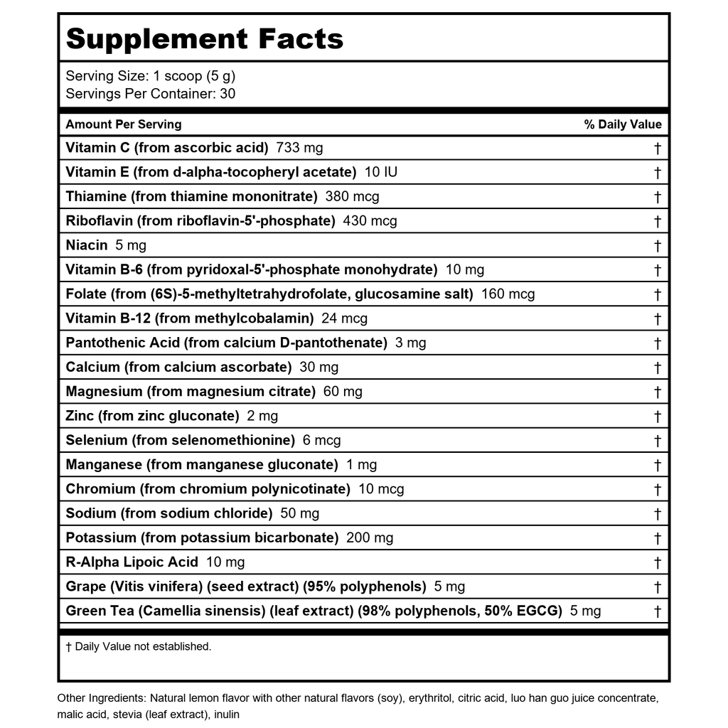 Nutra BioGenesis - Electrolyte Plus C - Délicieuse poudre d'électrolytes avec oligo-éléments, vitamines et antioxydants végétaux - Sans gluten - 154,2 g
