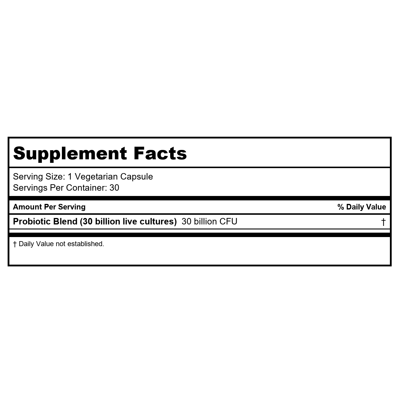 RENEW LIFE Ultimate Flora Adult 50+ Probiotic 30 Billion, 30 CT