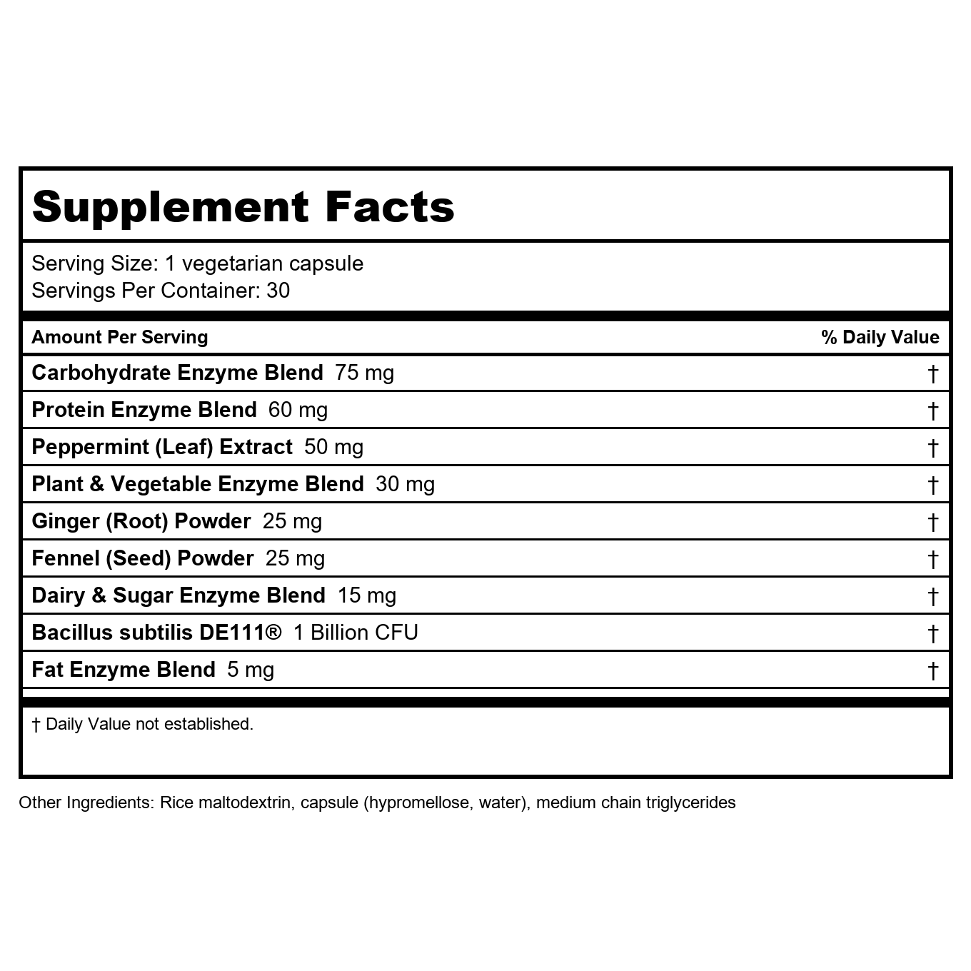 Renew Life Enzymes Digestifs Adultes - L-Glutamine, Formule Enzymatique à Base de Plantes DigestMore pour Hommes et Femmes, Apaise le Tube Digestif, Végétarien, 90 Gélules