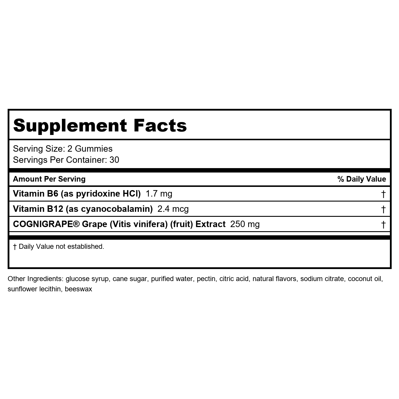 Nature's Way Brain Fuel, Soutient la mémoire et la concentration*, Cognigrape? testé cliniquement, 60 gommes, Saveur de raisin