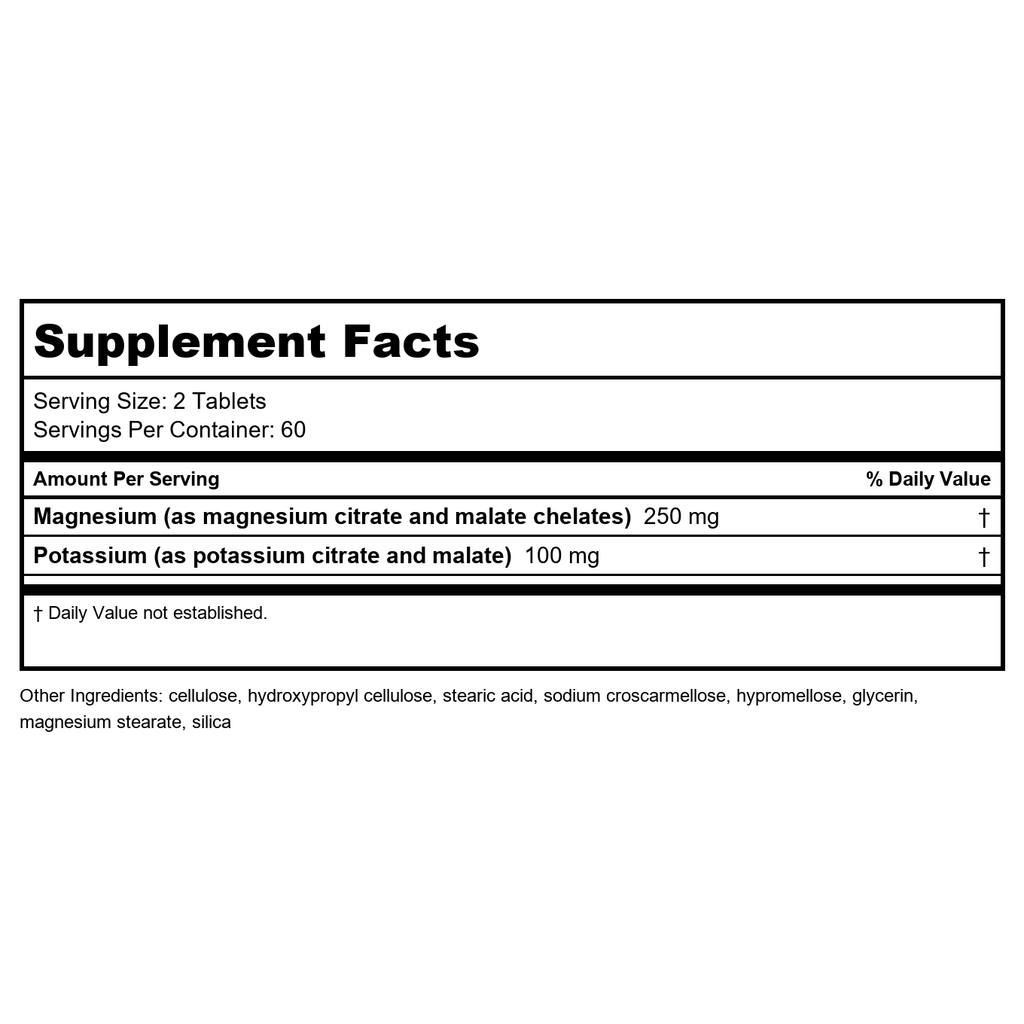 Nature's Way Complexe Magnésium Potassium Krebs 345 mg par portion Soutien Énergie Cellulaire 120 Comprimés