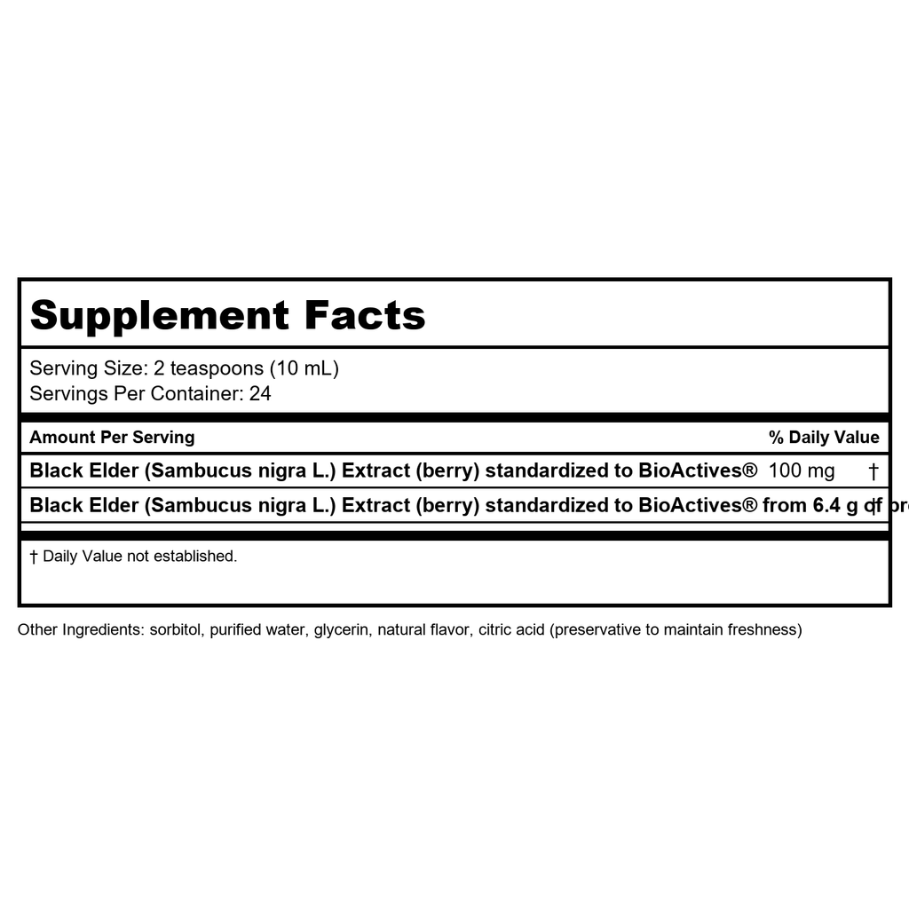 Nature's Way Sambucus Sugar-Free Elderberry Syrup, Traditional Immune Support, 8 Fl Oz.