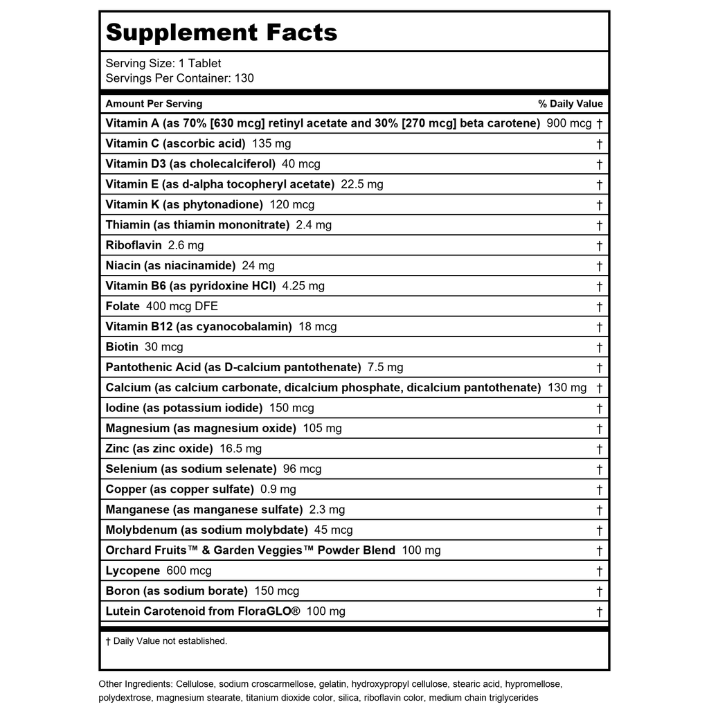 Nature's Way Alive! Complete Energy Multivitamin for Men, with High Potency B-Vitamins, Supports Cellular Energy, 130 Tablets