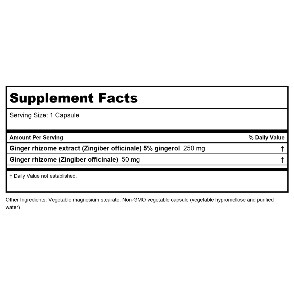 Principes nutritionnels pour la santé Gingembre SAP FH0053