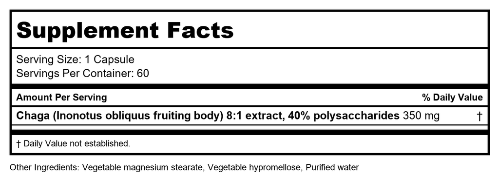 NFH - Chaga SAP - 60 gélules
