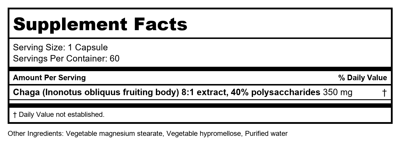 NFH - Chaga SAP - 60 gélules